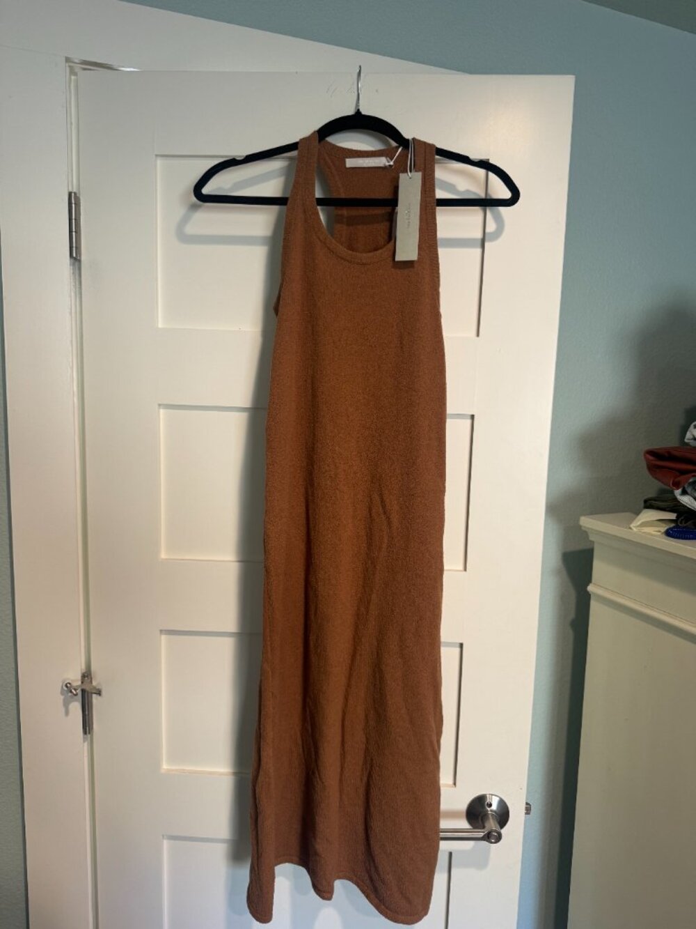 One Gray Day “Ikaria” dress in a rich burnt orange - Picture 2 of 4